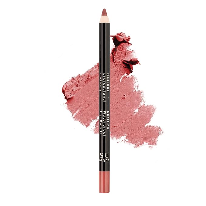 Radiant Professional Waterproof Lip Liner Pencil - Long Lasting Lip Liner for Defined Lips - Soft & Creamy Lipliner with Vitamin E - 1.20gr, (05 RASPBERRY)