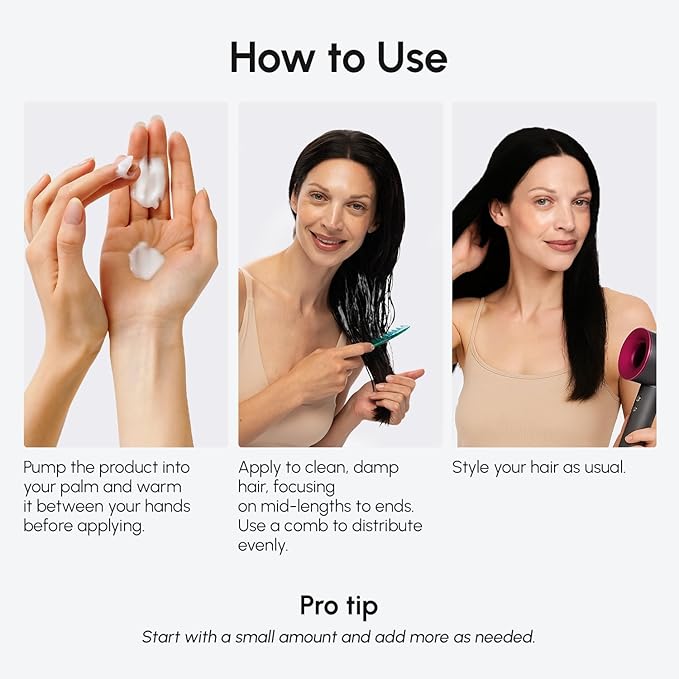 MAREE Leave In Conditioner for Dry Damaged Hair - Leave In Conditioner for Curly Hair - Care for Women & Men with Keratin & Argan Oil - Fine Spray Alternative Moisturizer - Acondicionador Para Cabello