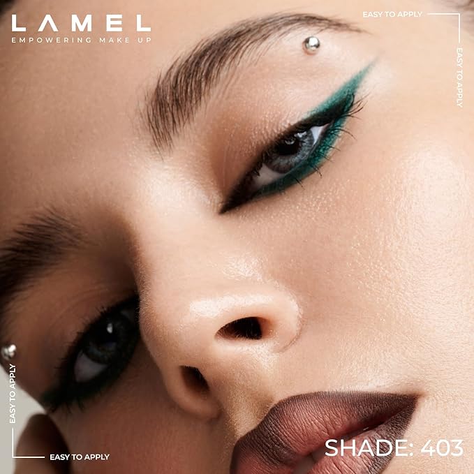 Lamel Long Lasting Gel Eyeliner Kajal - Smudgeproof & Waterproof - High Pigment Formula for Vibrant Eye Look - with Intense Color Payoff & Easy Application, 403-1.4g/0.05oz