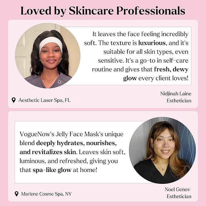 Jelly Face Mask for Facials - Bulgarian Rose Hydrating, Brightening & Nourishing Jelly Mask with Free Jade Roller & Spatula | Professional Hydrojelly Masks | Christmas Gifts for Women, Gifts for Women