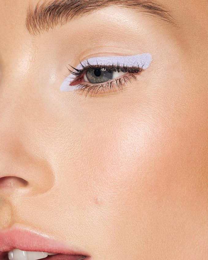 MAKE Beauty Smudge-Proof Felt Tip for Precise Application of Lines, Wings, and Graphics. Long Lasting Eye Liner, Liquid Line Waterproof Felt Tip Eyeliner - Purple Haze