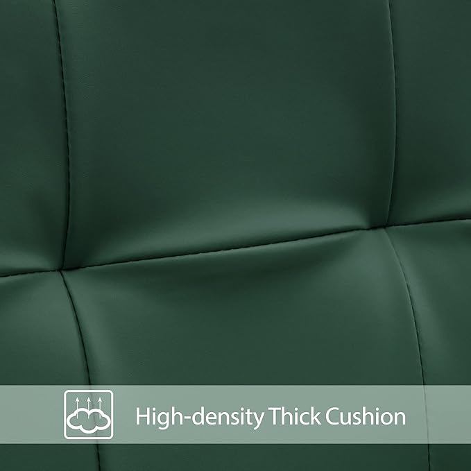 BarberPub Salon Chair for Hair Stylist Hydraulic Barber Styling Chair, Beauty Spa Equipment 8813 (6" Seat Height Adjustment) (Green)