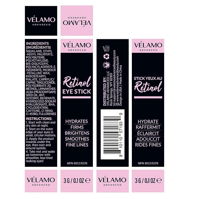 Retinol eye stick, retinol eye