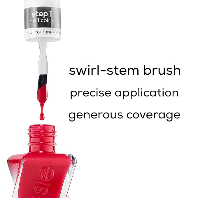 essie gel couture, Long-Lasting Nail Polish, Vegan, Be Dazzled, Blue, Statement Peace, 0.46 fl oz