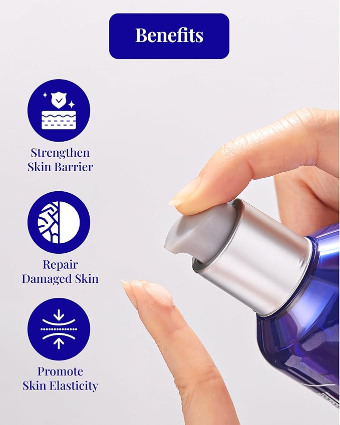 Dr. Belmeur Advanced Cica Ampoule (1.7fl oz) - Soothing, Hydrating Serum for Sensitive Skin. Korean Skin Care. Centella Asiatica, Peptide Complex.