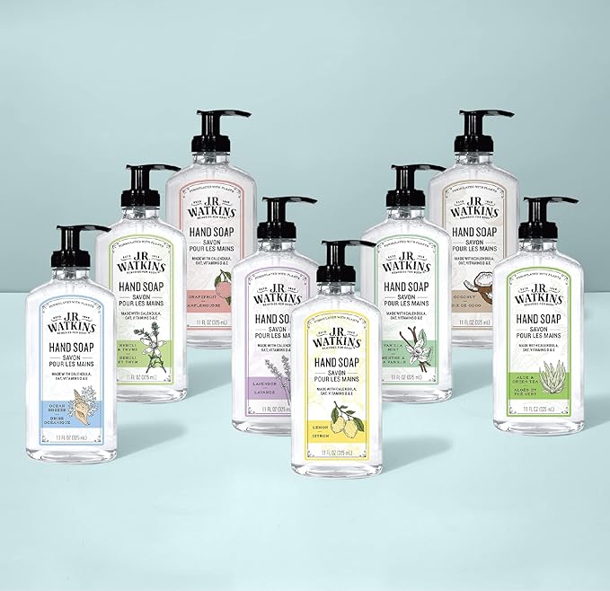 J.R. Watkins Gel Hand Soap, 3 Pack of 11 Fl Oz, Lavender