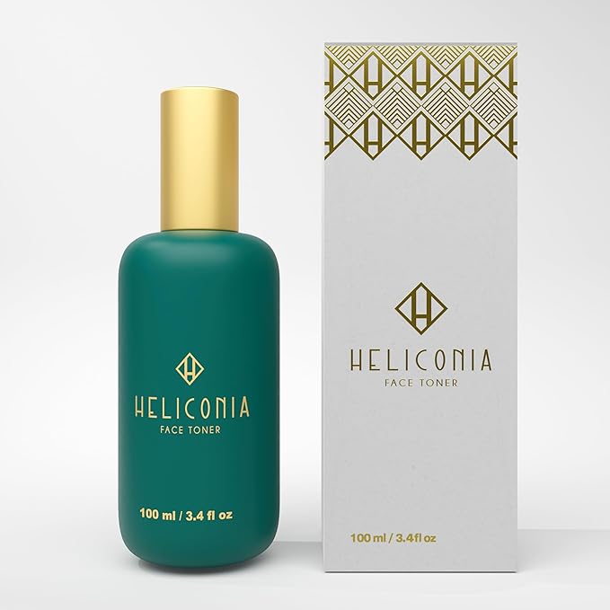 HELICONIA Face Toner – Lightweight Facial Mist with Mango, Honeysuckle & Lotus Flower | Hydrating | Calming & Antioxidant | for All Skin Types | Tropical Skincare | 100 ml
