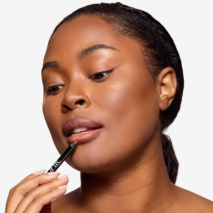 OFIR Longwear Demi-Matte Lip Pencil | Smudge-Proof, Easy Glide, Hydrating, Long-Lasting Color | All That - Deep Brown Lip Liner Pencil | 0.042 OZ