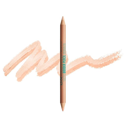 NYX PROFESSIONAL MAKEUP Wonder Pencil, Multi-Use Micro Highlighter & Concealer Stick - Medium Peach