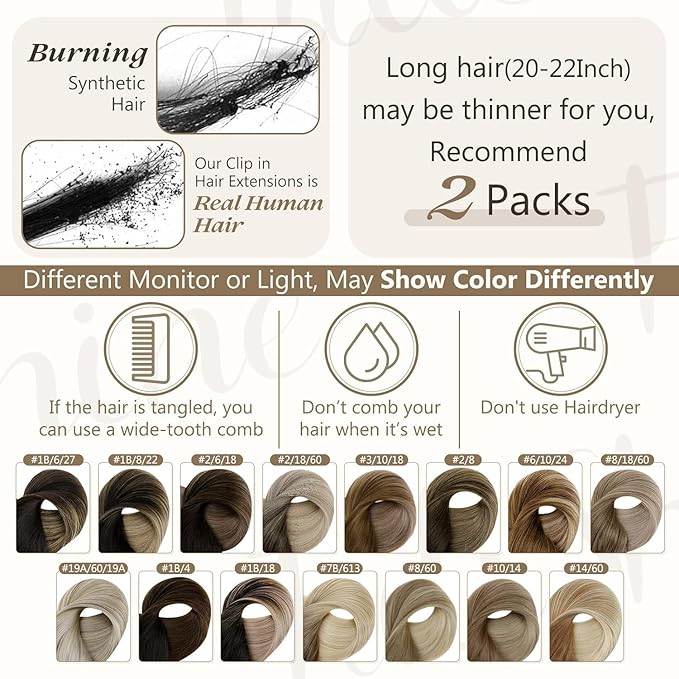 Full Shine Clip in Hair Extensions Real Human Hair Black Ombre Natural Black to Light Brown Mix Honey Blonde Human Hair Extensions Clip ins Balayage 120 G 7 Pcs 22 Inch