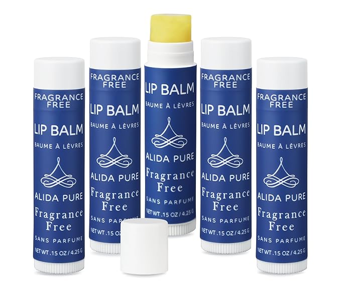 Fragrance Free Lip Balm, Vegan Lip Lips