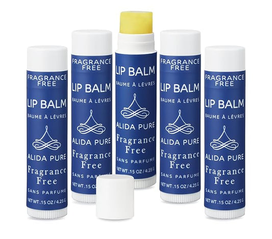 Fragrance Free Lip Balm, Vegan Lip Lips