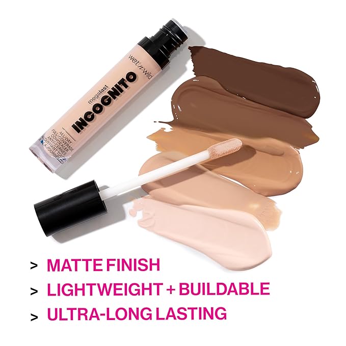 wet n wild Mega Last Incognito All-Day Full Concealer Deep,1114054