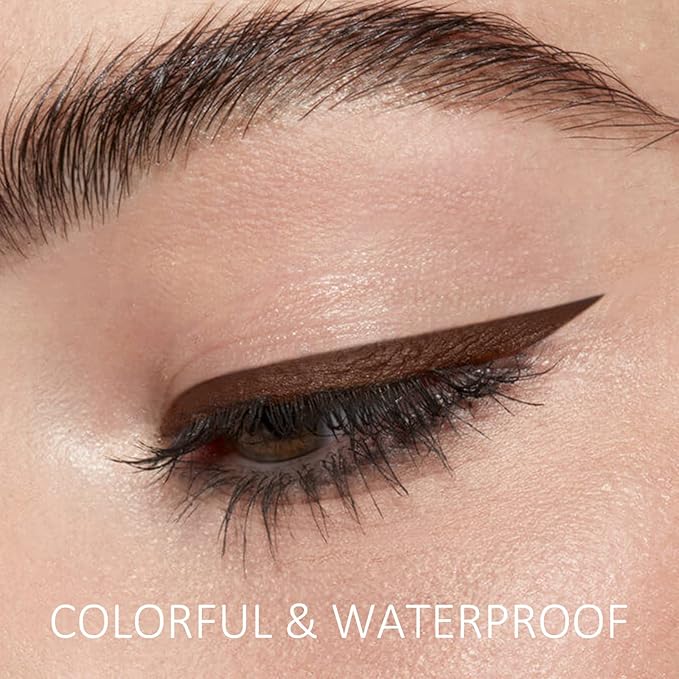 Boobeen Liquid Eyeliner Pen, Matte Eye Liner with Precision Tip, Long Lasting Eyeliner Pencil for Bold Eye Makeup, Glides on Smoothly