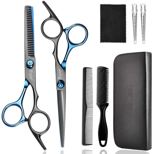 Hair Scissors Thinning Shears Set,