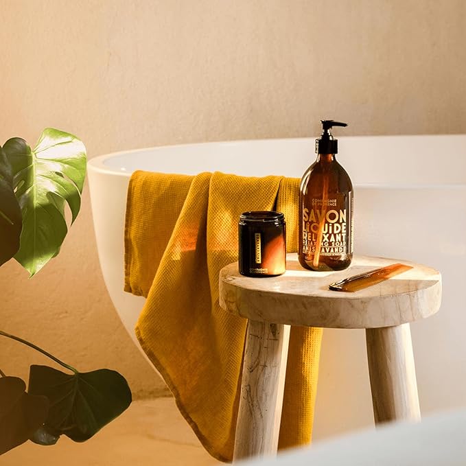 Compagnie de Provence Savon de Marseille Apothicare Liquid Soap, Anise Lavender, 16.7 Fl Oz Glass Pump Bottle