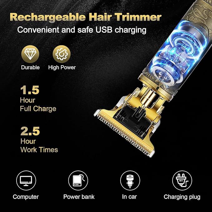 Hair Clippers for Men, Cordless