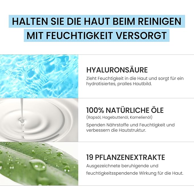 coxir ULTRA HYALURONIC CLEANSING OIL l Korean Facial Cleanser, Blackhead Makeup Removal with Hyaluronic Acid, Cruelty Free, Hydrating, Smoothing, Calming, Moisturizing [5.07 Fl.oz(pack of 2)]