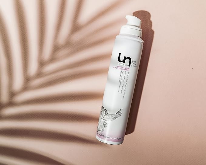 Unwash Revitalizing Scalp Treatment - Scalp Treatment, Combats Excess Oil, Lightweight Formula, Balances Moisture, Cruelty Free, 3.5 oz