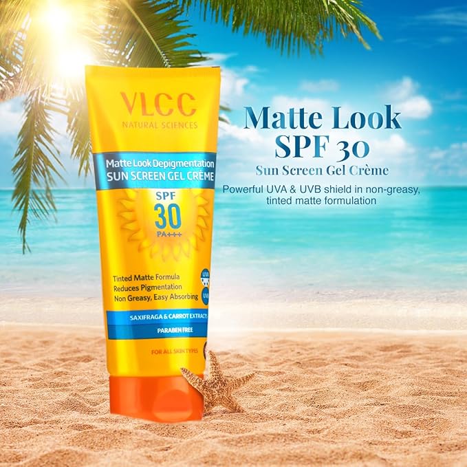VLCC Matte Look SPF 30 Sun Screen Gel Creme(100gm)