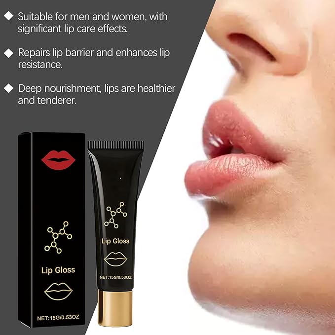 Herbionyx Luxury Lip Gloss,Herbionyx Lip Booster Serum,Hydrating And Nourishing Lip Oils (5PCS)