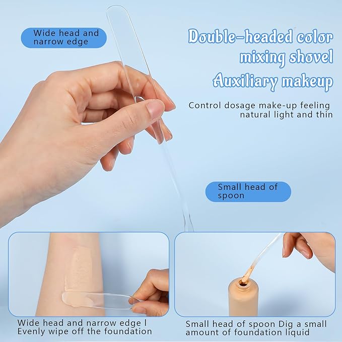 ASTER Clear Makeup Mixing Palette, Hand-Held Makeup Palette