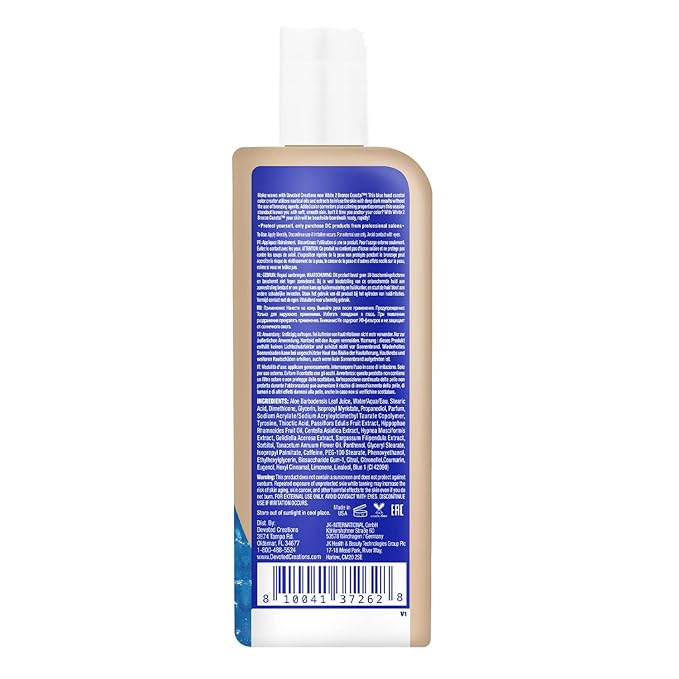 White 2 Bronze Coastal Blue Hued Optimizer Go 3 Shades Darker Rapidly 8.5oz