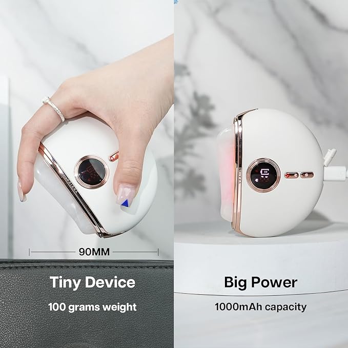 VRAIKO Aurora LED Gua Sha Device, Jade Stone Gua Sha Facial Tool with Heat and Vibration, Face Massager for Anti-Aging Wrinkles Puffiness Skin Rejuvenation and Toning (Aurora)