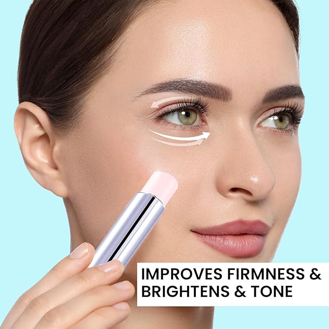 Retinol Under Eye Stick Balm: Cooling Eye Cream for Dark Circles Fine Lines Puffiness, Anti Wrinkle Hydrating Face Skincare in 3-4 Weeks