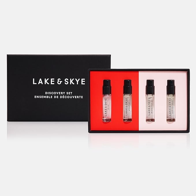 Lake & Skye 4 Piece Discovery Set 4.0 – Includes 11 11, Apaaray, Midnight 07, and Santal Gray