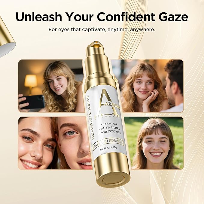 Hydrating Eye Serum for Dark Circles and Puffiness – Caffeine, Retinol, Niacinamide, Peptides – Anti-Wrinkle, Firming, Smooths Fine Lines – Under Eye Treatment – 0.7 fl. oz