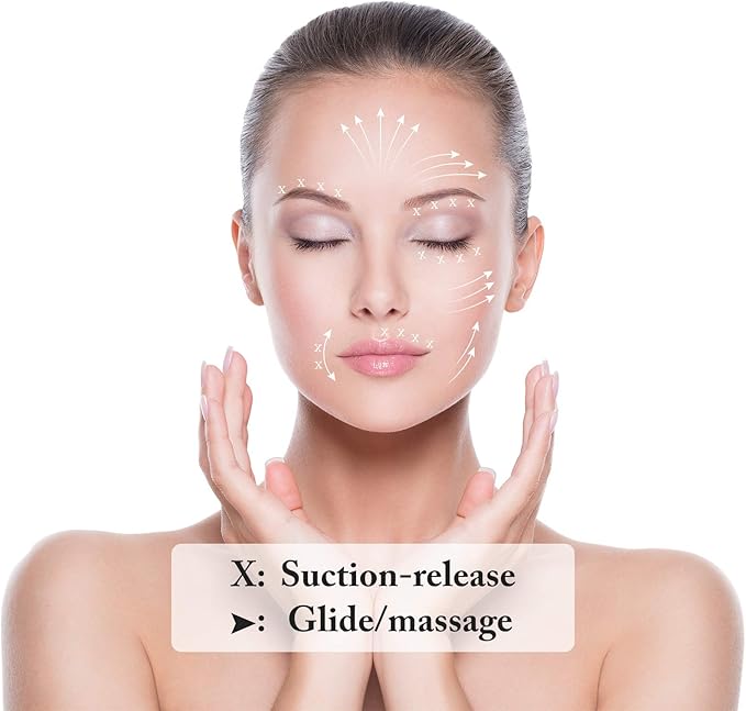 4 Pieces Glass Cupping Set Glass Silicone Cupping Cups Massage Vacuum Suction Cupping Cups for Body Face Leg Arm Back Shoulder Muscle and Joint Pain (White)