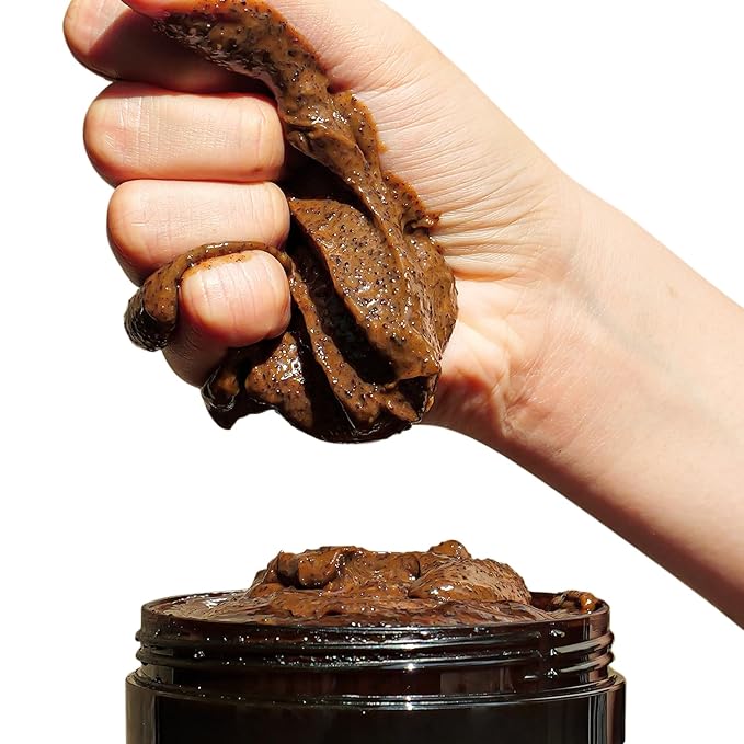 COBA'S DAUGHTER Robusta Coffee Body Scrub| Exfoliating for Cellulite and Stretch Marks, KP Bump Eraser, Strawberry Legs,Underarm | Matcha & Shea Butter | Safe for pregnancy | Vegan Beauty (10.6 Oz)