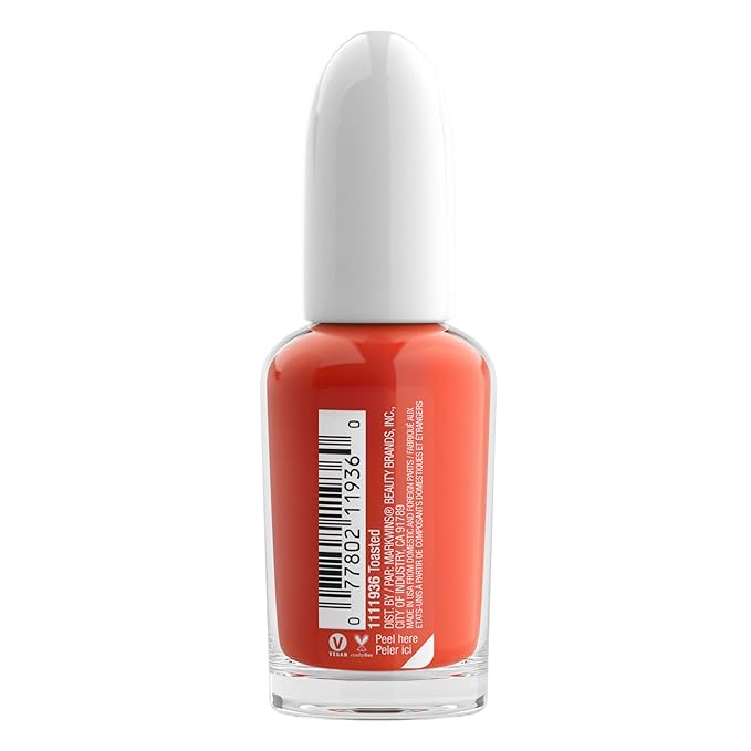 wet n wild Fast Dry AF Nail Polish Color, Orange-Red Toasted | Quick Drying - 40 Seconds | Long Lasting - 5 Days, Shine (Pack of 2)