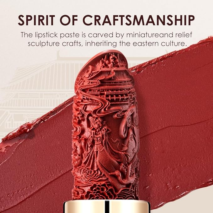 Catkin Moist Lipstick Hydrating High Impact Color Infused with Vitamin E and Avocado Oil Smooth Soft Texture Long Lasting Red Glow Finish 130