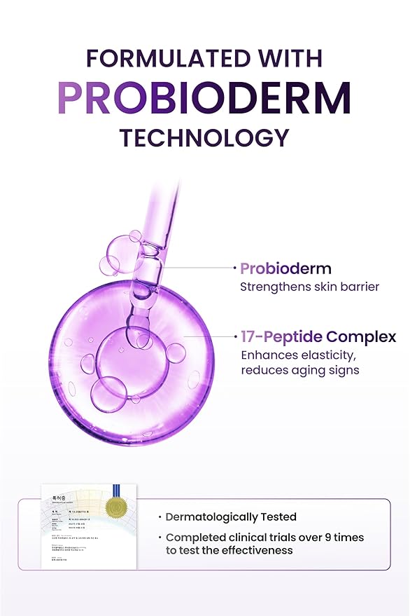 BIOHEAL BOH Probioderm 3D Lifting Skincare Set | Anti-Aging Face Moisturizer Night Cream, Ampoule & Facial Serum Spray | Korean Skin Care Kit for Firming & Hydration | K Beauty Gift Set for Women