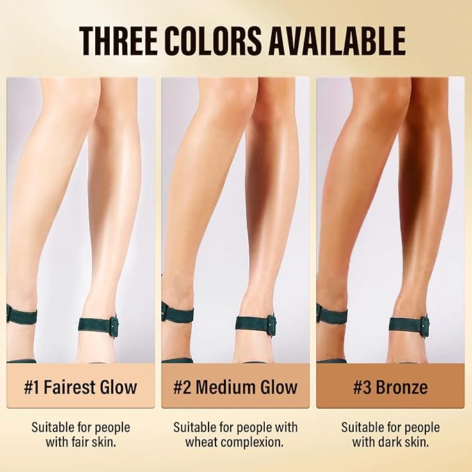 Legs Makeup Waterproof with Brush, No Transfer Body Concealer, Coverage for Vein, Scar, Tattoo for All Skin Tones, 100ML (FAIREST GLOW)