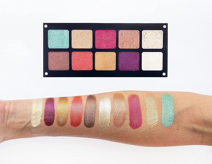 Chromatic Eyeshadow Palette | 10 Vibrant Shades for Unlimited Creativity. (Chromatic 1)