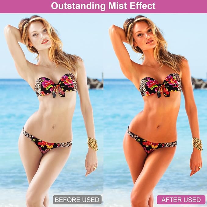 Spray Tan Machine, Portable Spray Tanning Gun Machine with Brushless Motor, Rechargeable HVLP Airbrush Spray with 100ml Cup for Beach Tan, Mobile Tan, Self Tan, Outdoor Tan, Home Tan, Salon