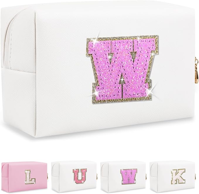 Personalized initial letter patch makeup