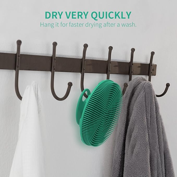 Silicone body scrubber shower bath