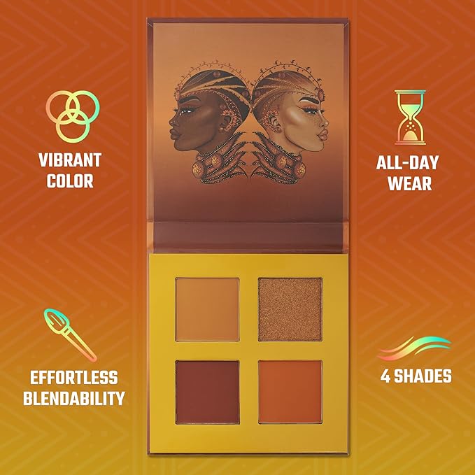 Juvia's Place Rebel Quad Honey Eyeshadow Palette -