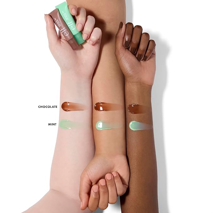 e.l.f. Squeeze Me More Lip Balm Duo, Moisturizing Balm For A Sheer Tint Of Color, Made With Hyaluronic Acid, Vegan & Cruelty-Free, Mint & Chocolate