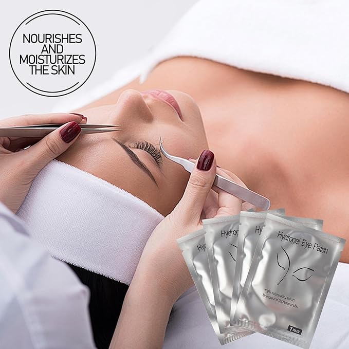 100pairs eyelash extension gel patches