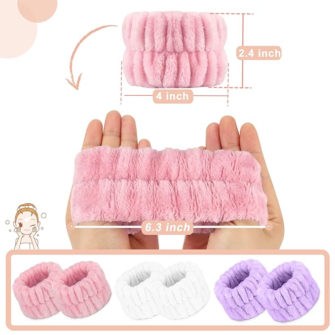 Women's wrist towels for washing