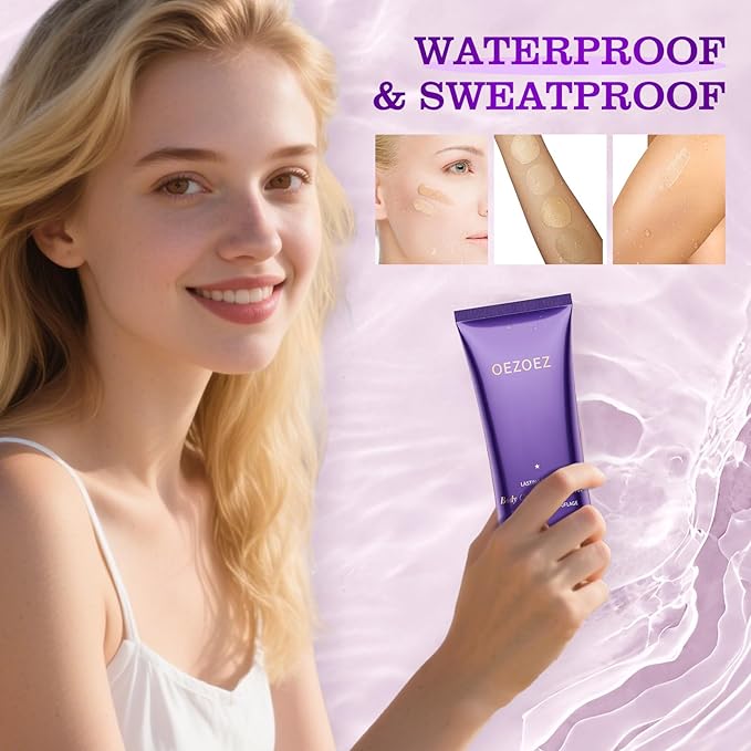 6 Colors Tattoo Cover Up Makeup with Brush – Waterproof Body and Leg Sleeve Foundation, Full Skin Coverage Bronzer & Scar Concealer Cosmetics (golden)