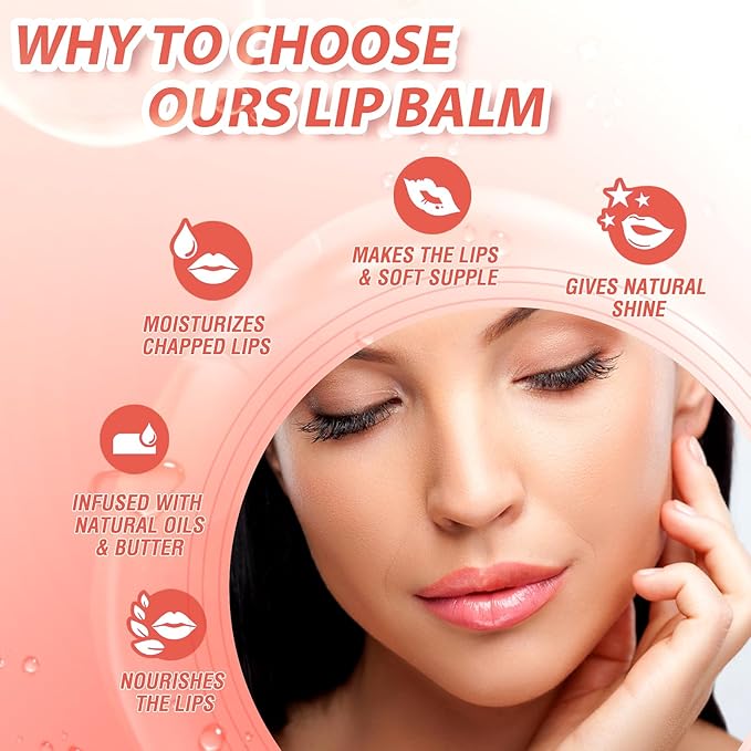 Big Brush Head Hydrating Lip Glow Oil Plumping Lip Tint, Transparent Lip Care Lip Gloss Tinted Lip Balm, Moisturizing Non-sticky Shiny Texture Lip Oil - Coconut (Clear)