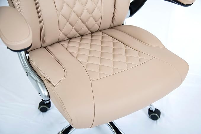 T-Spa Manicure Chair Eco-2 for Professional Beauty Salon Nail Shop Spa (Khaki, Combo Customer and Technician Chairs)