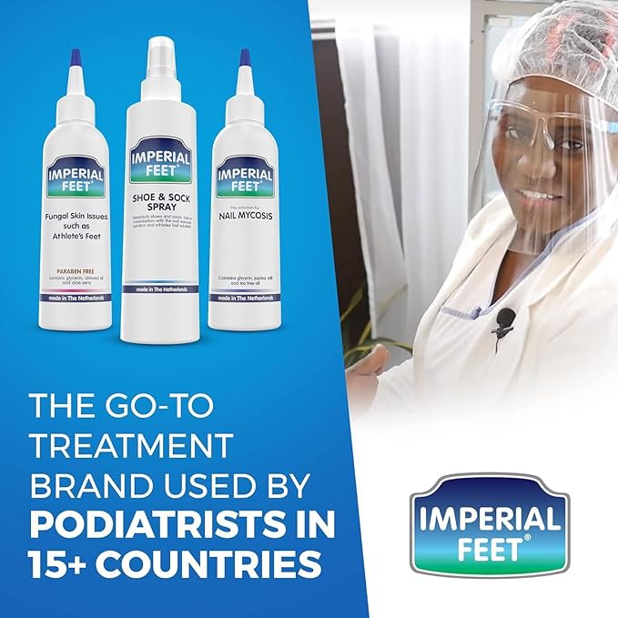 Imperial Feet Antifungal Skin Cream - Athletes Foot Treatment - Jock Itch Cream Extra Strength - Ringworm Treatment for Humans - Used by Professionals - XL 75 ML