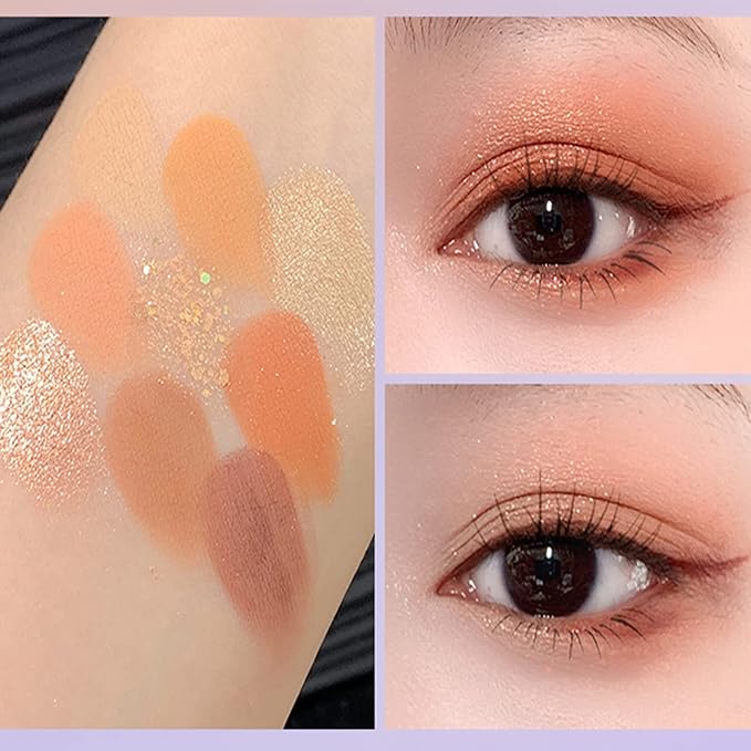 Violet Fairy 9 Color Eyeshadow Palette, Warm Neutrals